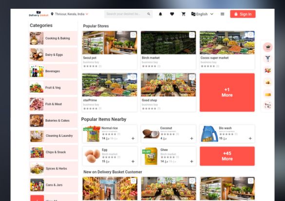 Multi Store Ecommerce Website Development in Calicut, Thrissur